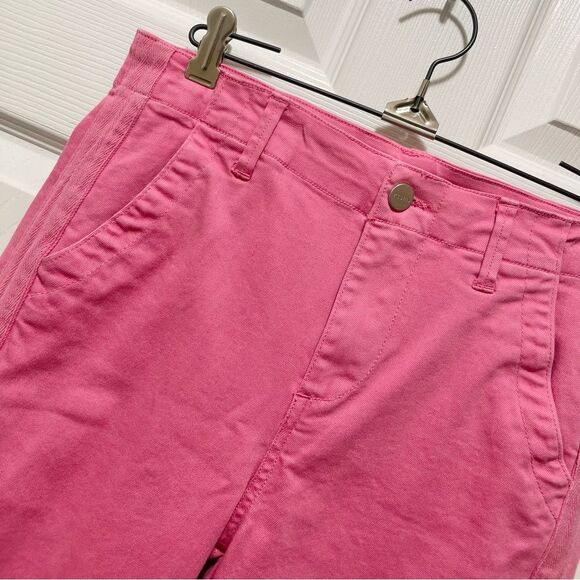 Risen Belle High Rise Hot Pink Jogger Jeans Elastic Cuffs Women’s 3/26 Trendy - Picture 9 of 15